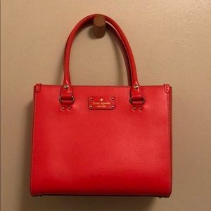 Kate Spade Wellesley Quinn tote in orange